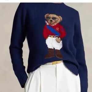 Polo Ralph Lauren Bear Cashmere Blend Sweater